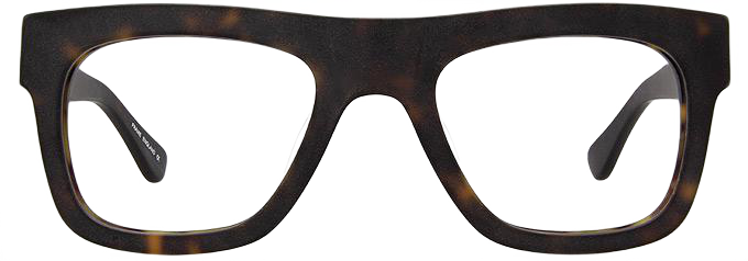 Matt Dark Tortoiseshell - Front